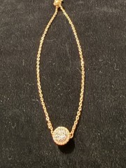 swarovski bracelet, Rose Gold Tone, Fits Up To 9in.