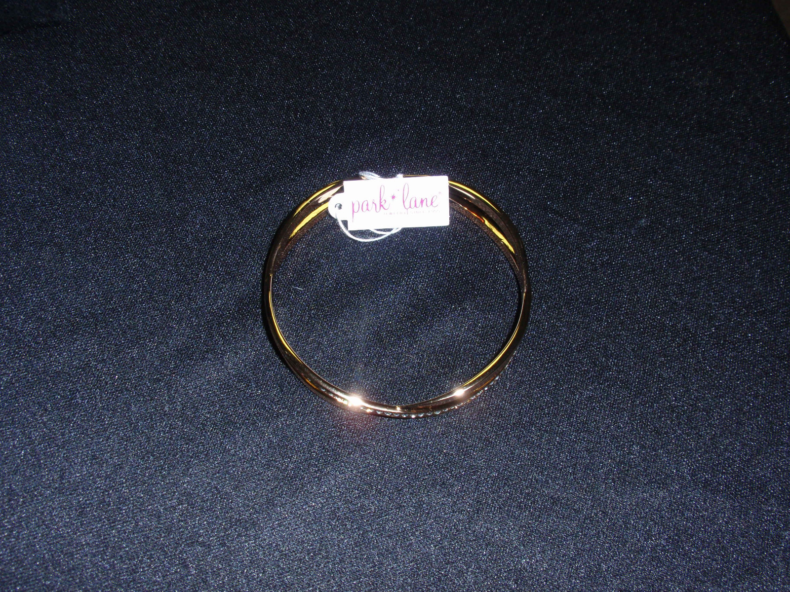 Park Lane Jewelry, "BLURRED LINES" Bracelet, Austrian crystals, Goldtone NEW! gallery