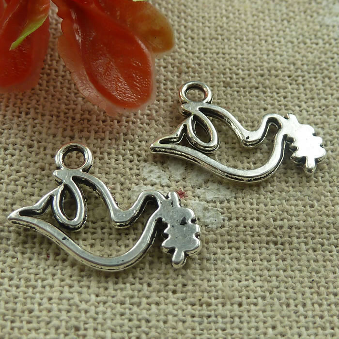 Free Ship 240pcs tibetan silver bird charms 19X11mm L-1930 gallery