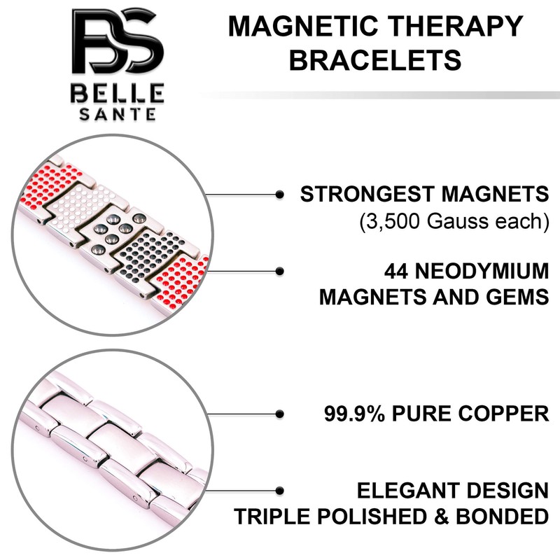 Elegant Magnetic Bracelet Men Women Balance Energy Power Calm Joy Christmas Gift gallery