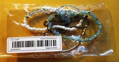 4 PIECE BRACELET SET. UNBRANDED. 2 EXPANDABLE, 1 METAL WRIST SLIPON, 1 W/ STONE.