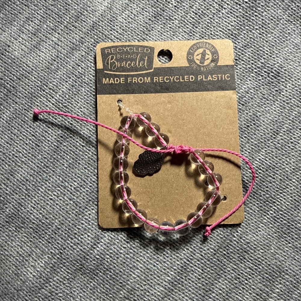 Recycled Brad Bracelet Made From Recycled Plastic 100% Natural Eco Friendly