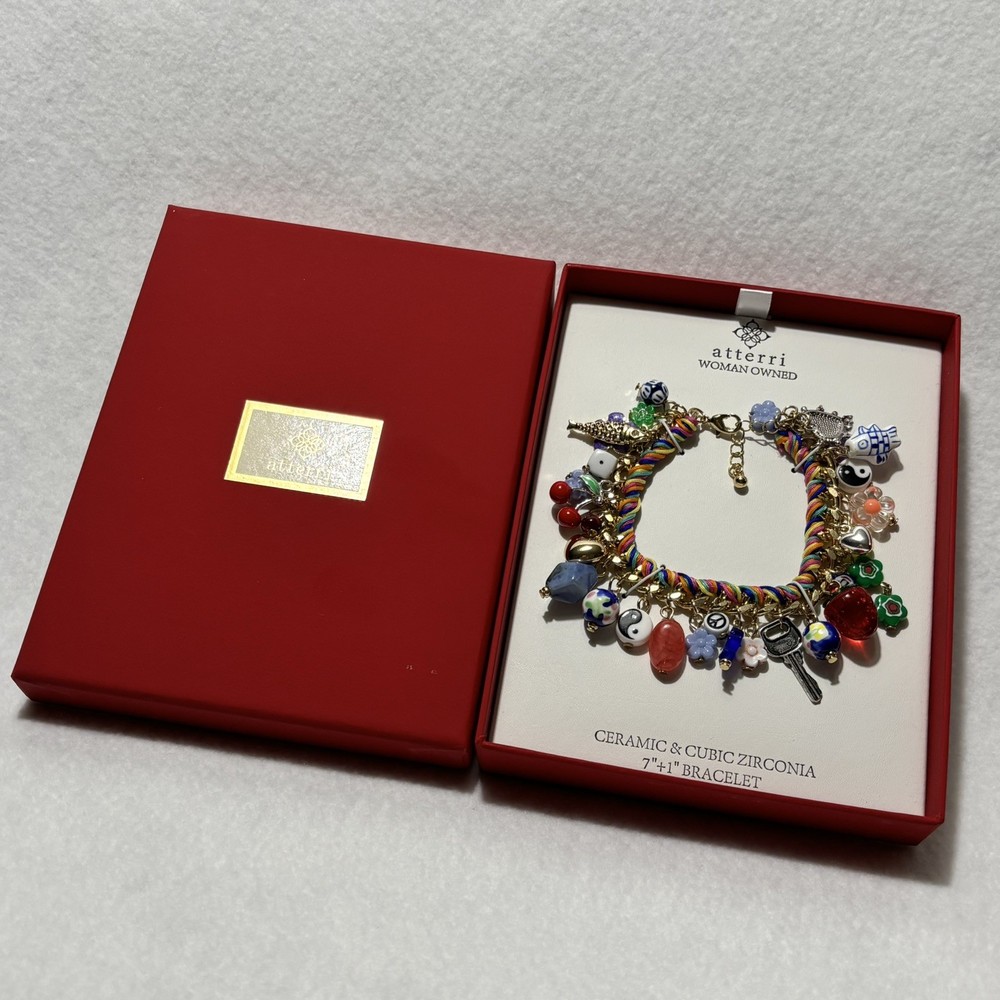 Atterri Multicolor Charm Bracelet- Tik Tok viral bracelet, hard to find! New