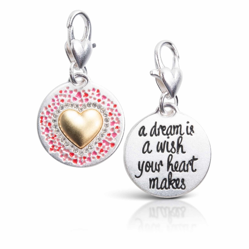 Amanda Blu Silver 2-Tone Medallion - A Dream Is A Wish