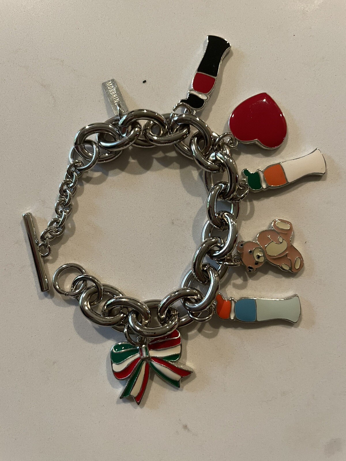 moschino charm bracelet NIB gallery