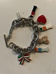 moschino charm bracelet NIB