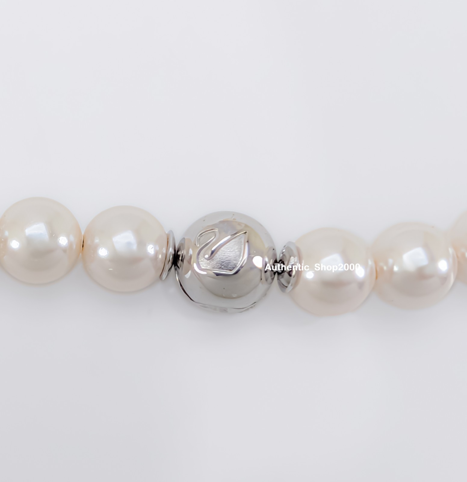 New 100% Authentic SWAROVSKI Timeless White Crystal Pearls Bracelet 5747747 gallery