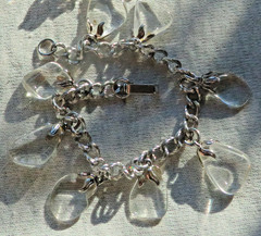 Lot of 1 Glass Bead Bracelet / Charm Like Pieces & Other Is Pictured But Broke