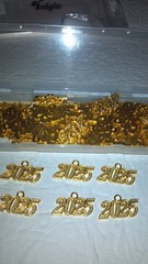 pk of 60, 2025, for Charm Pendants, Jewelry, Decorations Gold Color, Metal