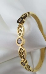Women’s Jewellery Bracelet Leaf Wristlet Bangle Collet Wristband Wriststrap