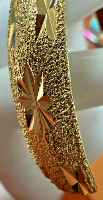 Beautiful 14K Gold Plated Bangle – High Quality, Hypoallergenic, Water Resistant gallery