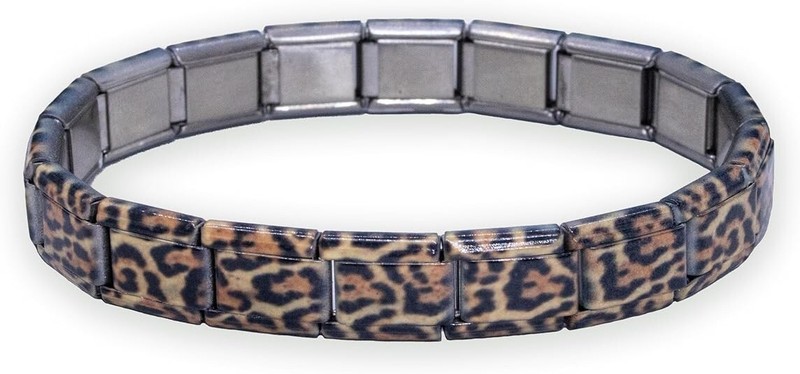 Fablinks Italian Charm Bracelet, Animal Print Nomination Bracelets with 9mm Char gallery