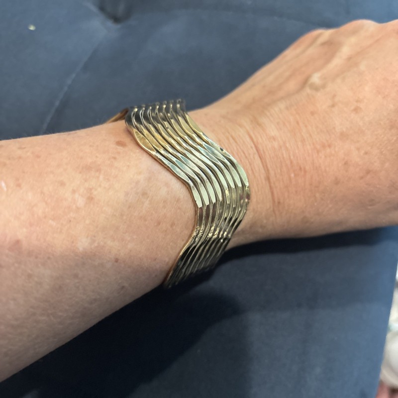 Brass wave Cuff. gallery