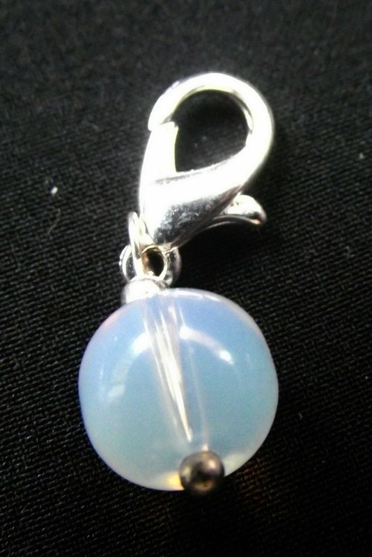 Clip on Gemstone Charms for Bracelet - Choice, Tiger Eye, Rose Quartz - Healing gallery