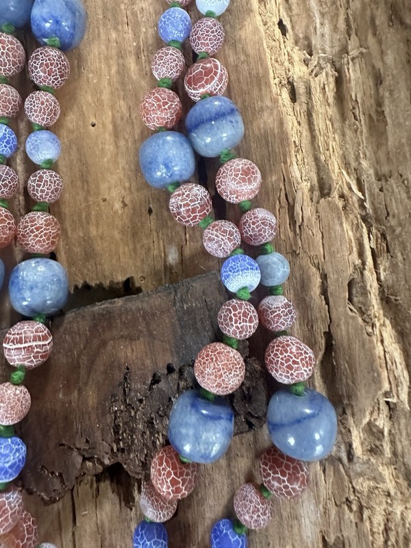 108 Bead Prayer Mala: Traditional Knotted~Avalokitesvara Bodhisattva~Mind~Spirit gallery