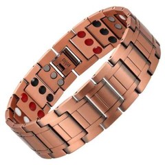 Giant Copper Magnetic Bracelet 4 Elements Men Women Restore Balance Energy Power