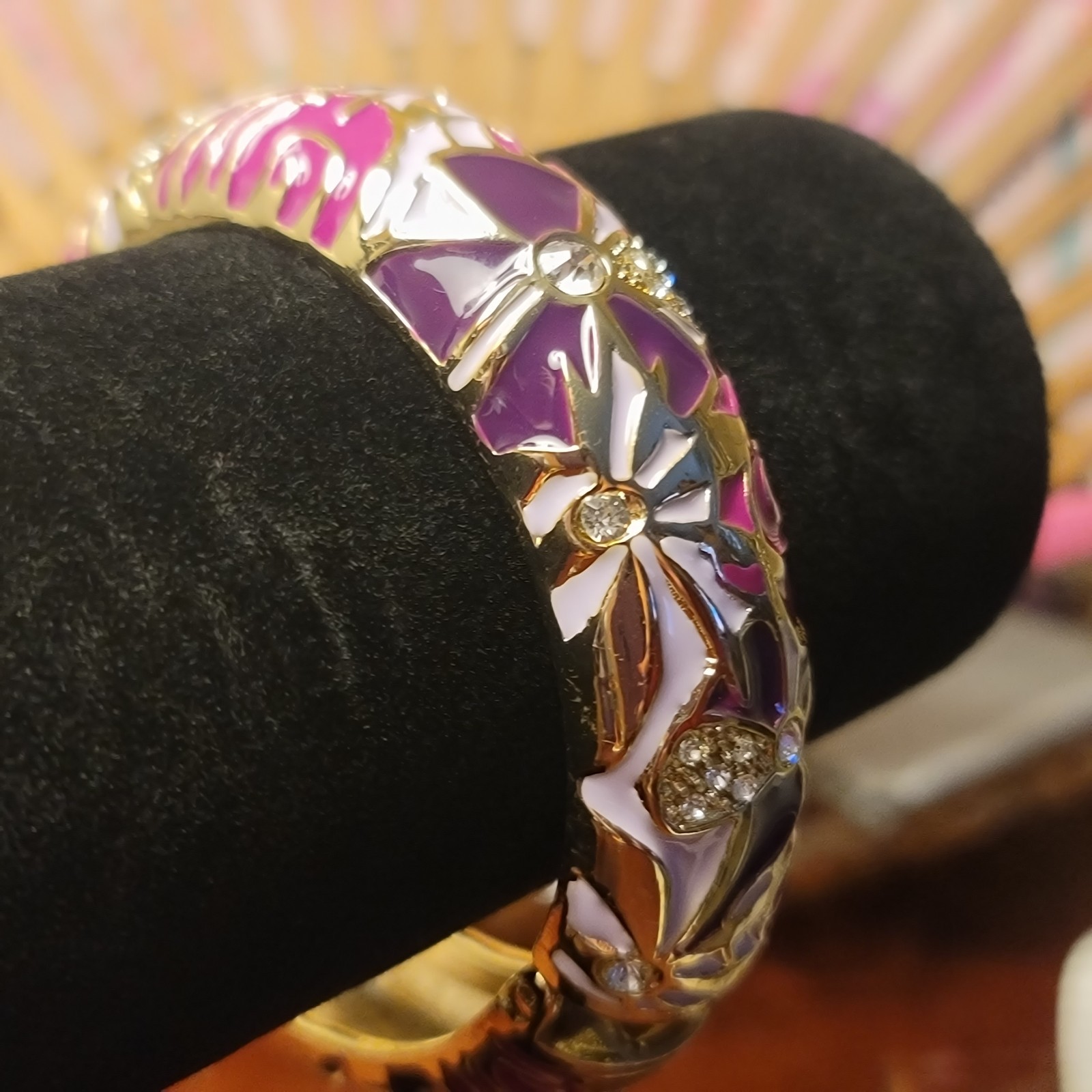 Sequin Branded Clamp Bangle Enamel Bracelet Multi-colors * See My Other Listings gallery