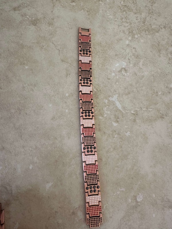 Rare Solid Copper Magnetic Bracelet 591 Elemen Arthritis Pain Balance Energy Joy gallery