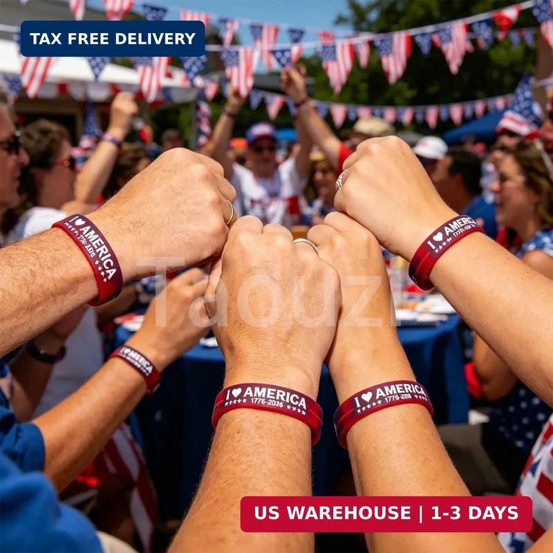 USA 250th Anniversary Bracelets American 4th of July Bracelets USA 250th Birthda gallery
