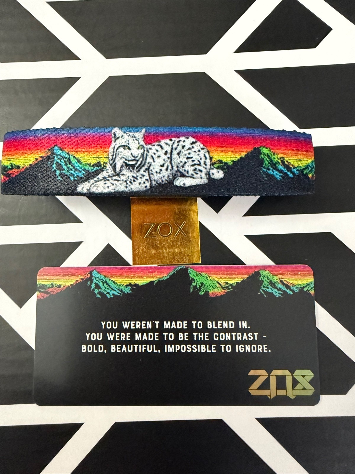 ZOX "BE THE CONTRAST” MEDIUM COMBINED SHIPPING OFFERED NOT REDEEMED gallery