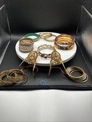Mixed Lot of Indian Bollywood Style Bangle Bracelets – Small / Kids Sizes