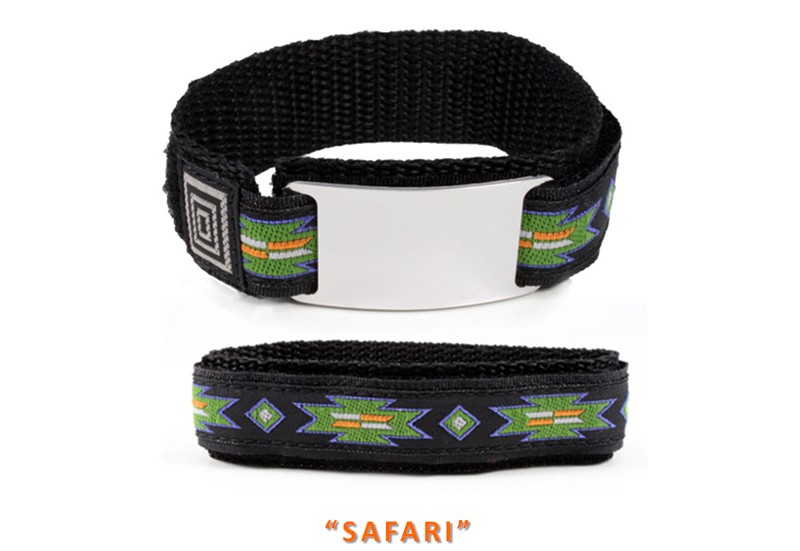 Travel ID Bracelet. 12 lines Free engraving. Free emergency wallet Card! gallery
