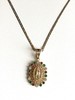 18K BANO DE ORO CADENA DE GUADALUPE 20"/GUADALUPE NECKLACE 20" LONG - 44 x 23 mm gallery