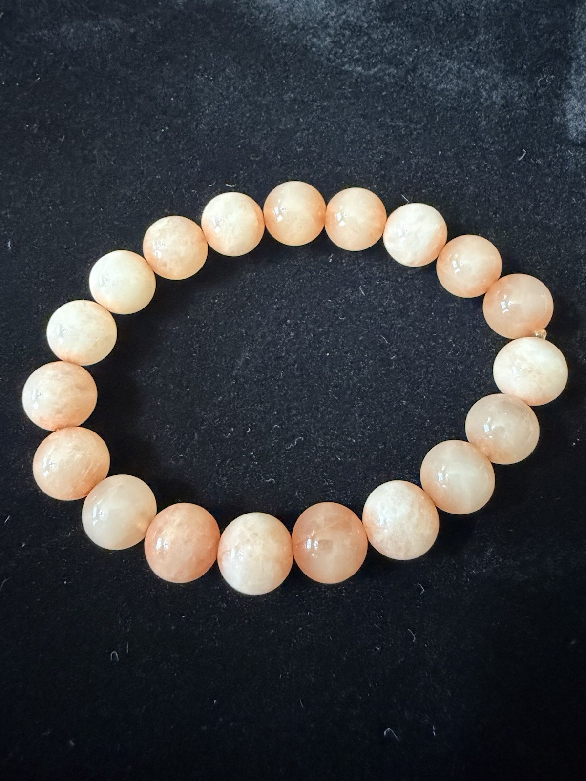 Cherry Agate Stone Stretch Bracelet gallery