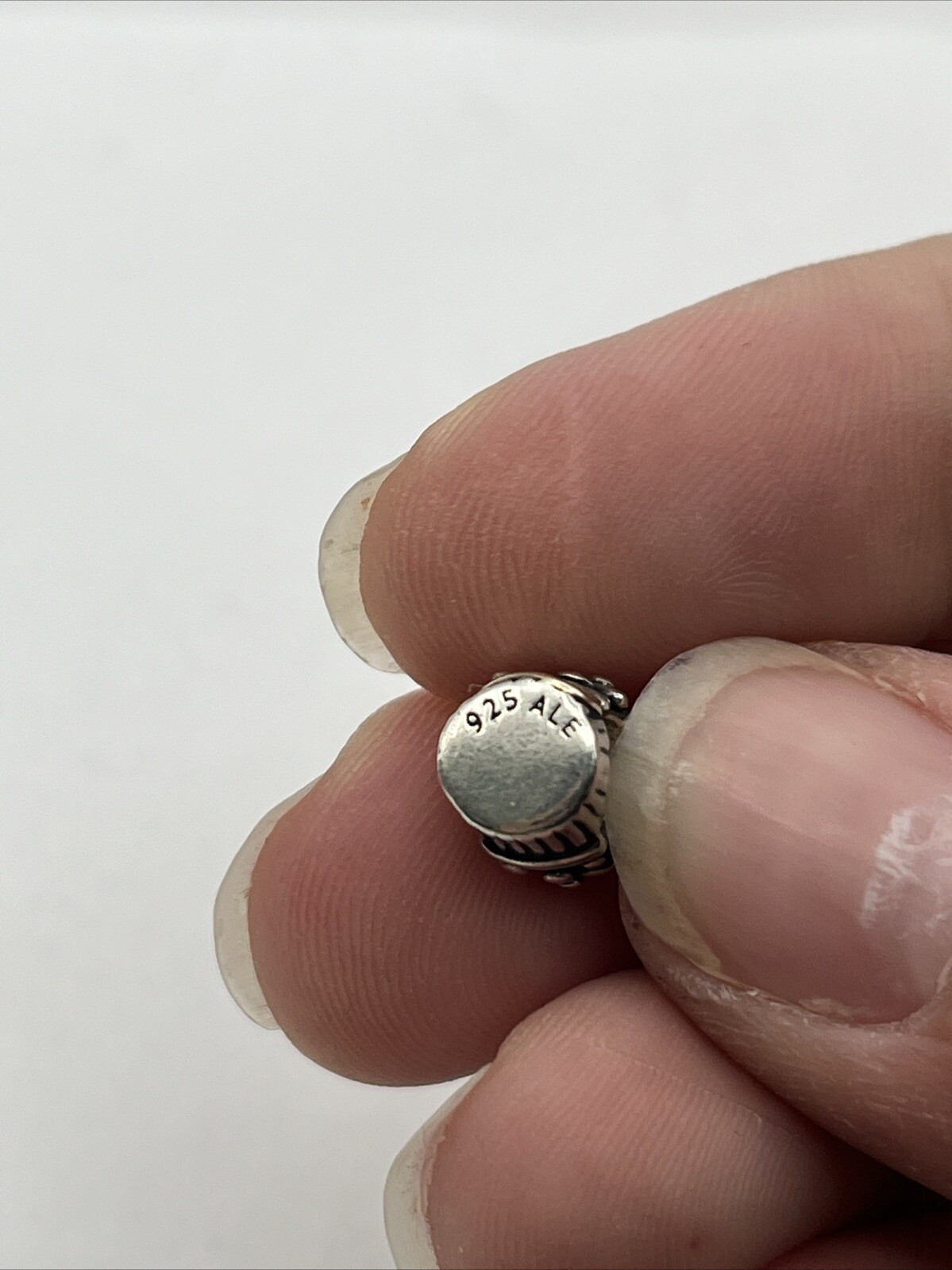 Authentic 925 ALE & 14K Pandora Love Flower Bouquet Charm gallery