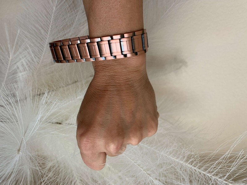 Giant Copper Magnetic Bracelet 4 Elements Men Women Restore Balance Energy Power gallery