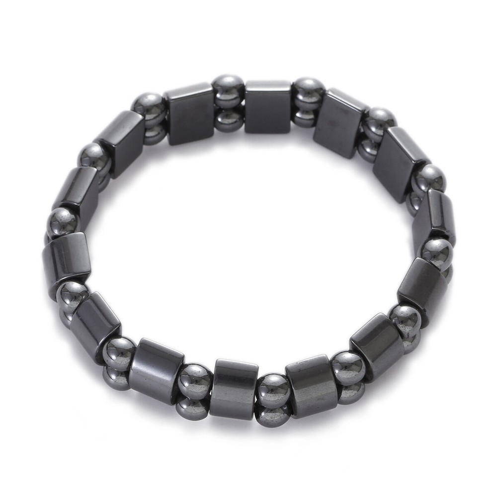 Magnetic Hematite Bracelets Pain Relief Powerfull Elastic Therapy Arthritis Gift