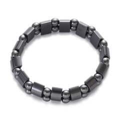 Magnetic Hematite Bracelets Pain Relief Powerfull Elastic Therapy Arthritis Gift