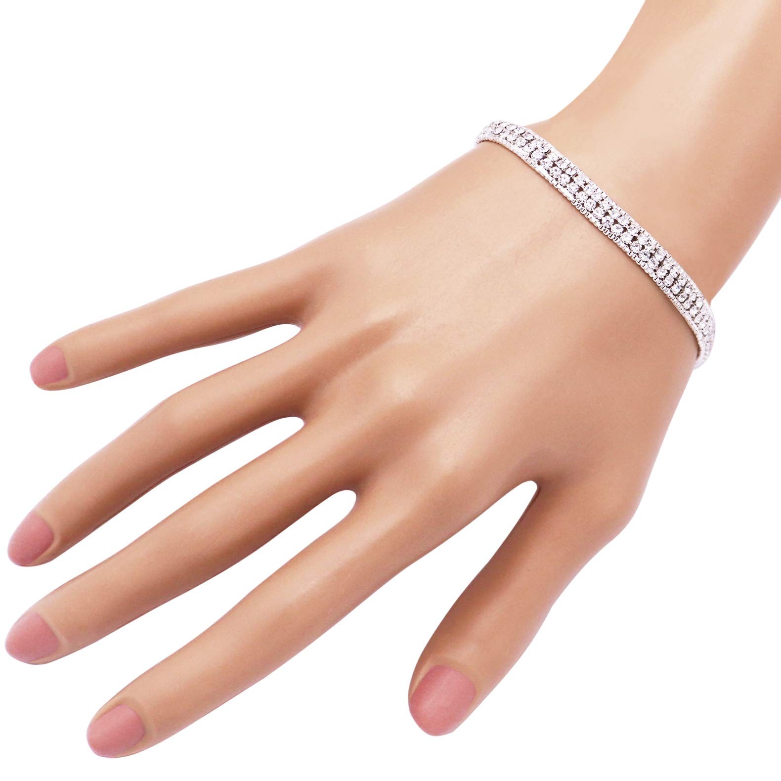 Women's Rhinestone Strand Fashion Trending Bracelet 7-9 inches gallery