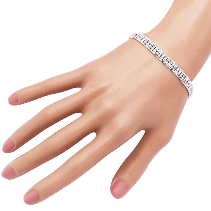 Women's Rhinestone Strand Fashion Trending Bracelet 7-9 inches gallery