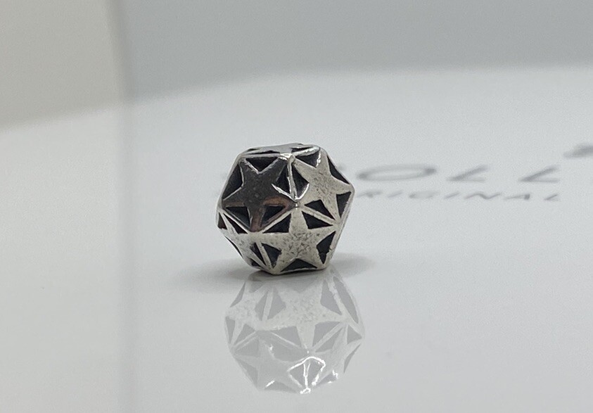 Trollbeads Sparkling Star Bead 925 Silver