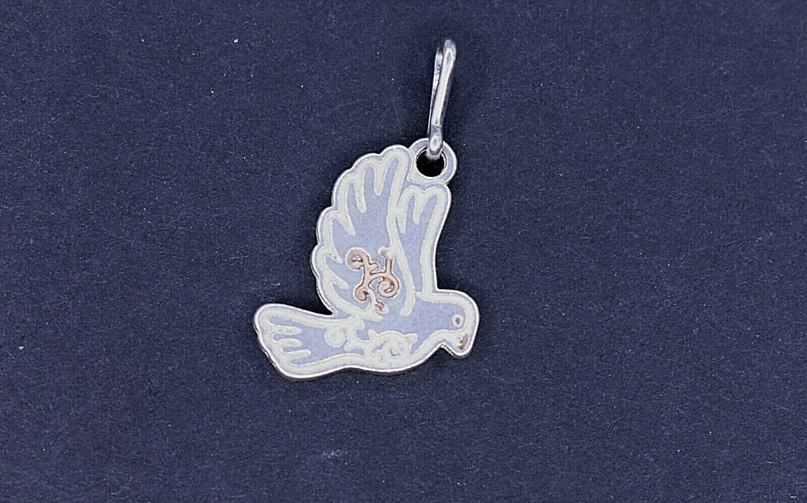 NEW NWOT Alex and Ani Dove Silver Chain Station Charm gallery