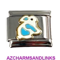 Bunny Italian Charm Bracelet Link Compatible with all 9mm Charms #371