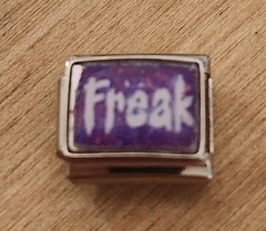 U Pick 9mm Italian charm bracelet link Blunt Sexy Drama Freak 80’s baby Weird