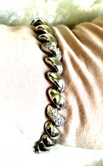 DIAMONIQUE CZ ITALIA SAN MARCO PAVE STATION BRACELET, SIZE AVERAGE (M4426-24)