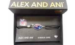 Alex and Ani Kindred Cord New England Patriots Bracelet Sterling Silver NWTBC