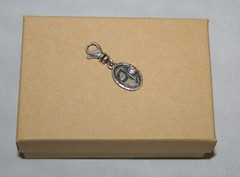 Silpada Sterling Silver Initial “Q” Cubic Zirconia Clip On Charm Pendant C2517