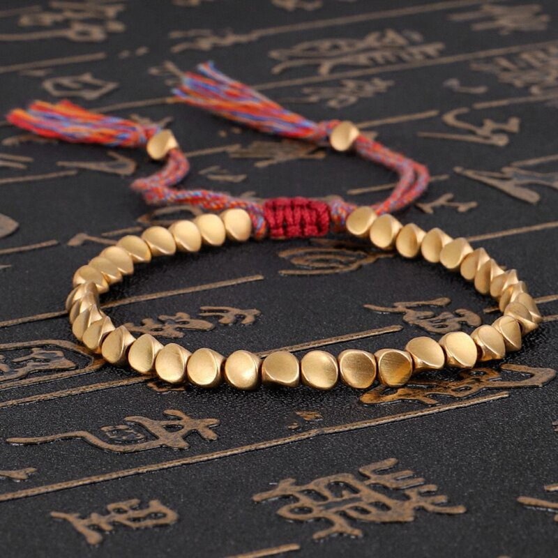 Knit Bracelet Knitting Bracelet Resin Tassel Decorative Bracelet gallery