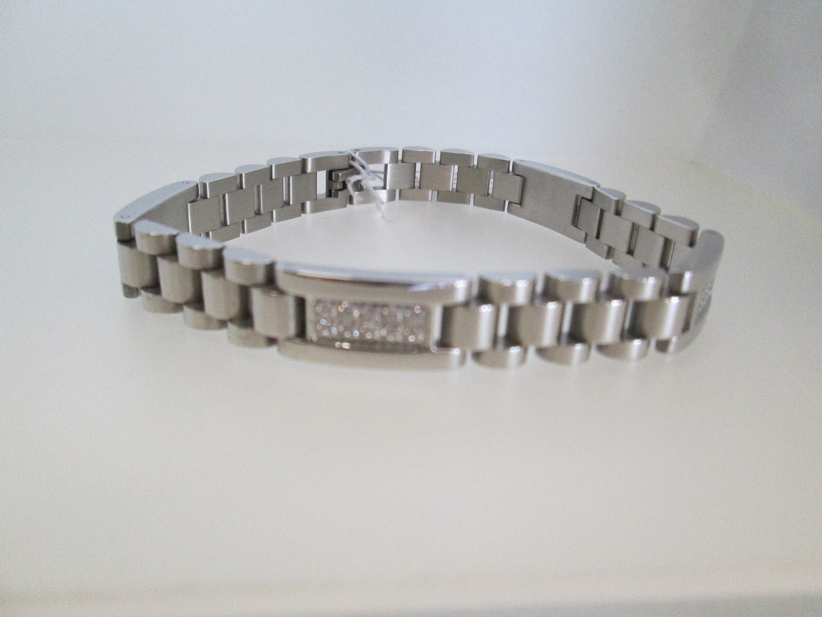 Black Jack Stainless Steel Bracelet Silver Tone Link New gallery