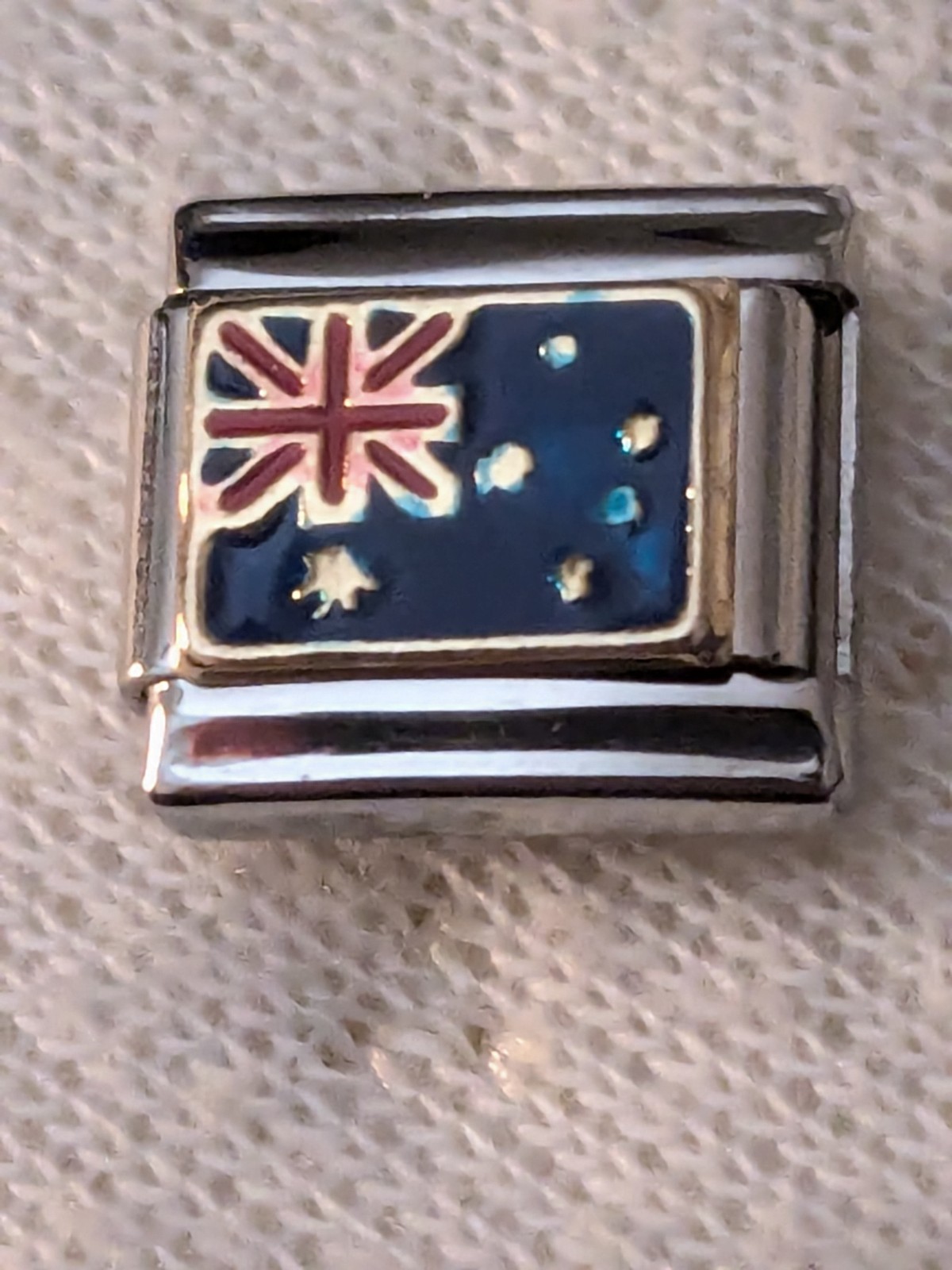 Authentic Zoppini Italian Classic 9mm Link Australia Australian Flag Charm A60 gallery