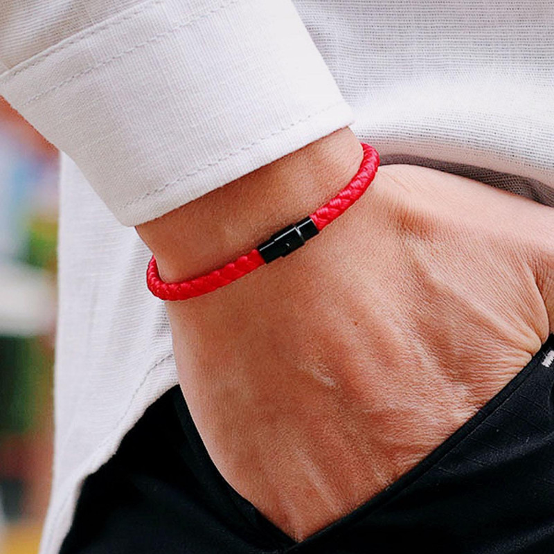Braided Rope Bracelet Good Luck Fortune Couple Bracelet Cuff Bangle For Man Wome gallery