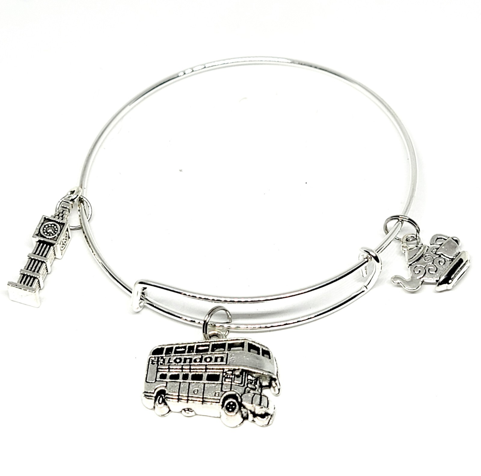 London Vacation Bangle Charm Bracelet gallery