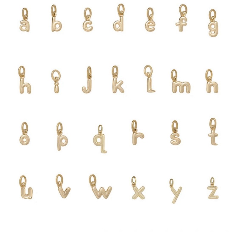 Roxanne Assoulin The Itsy Bitsy Puffy Initial Charm“r” gallery