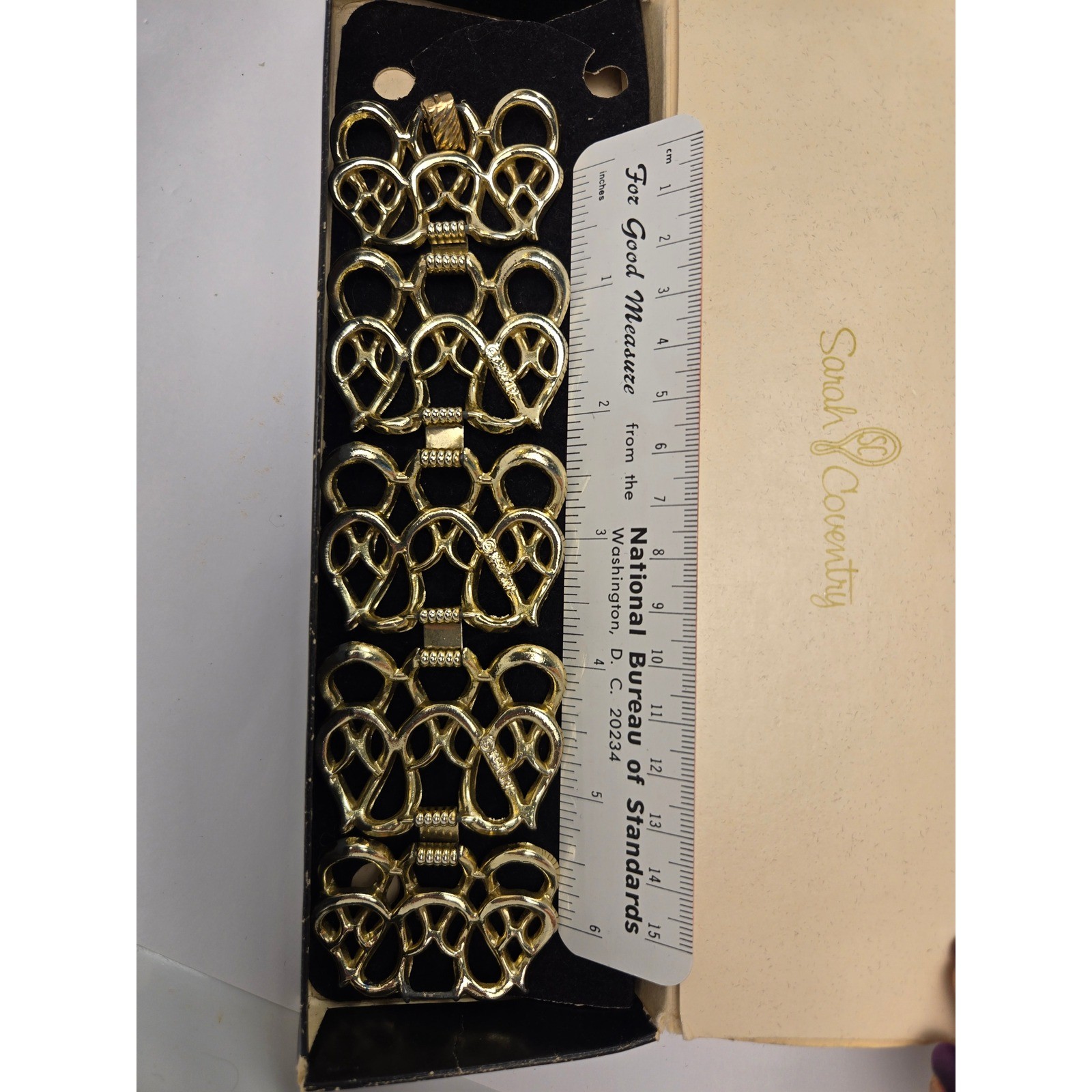 Sarah Coventry link Bracelet gallery