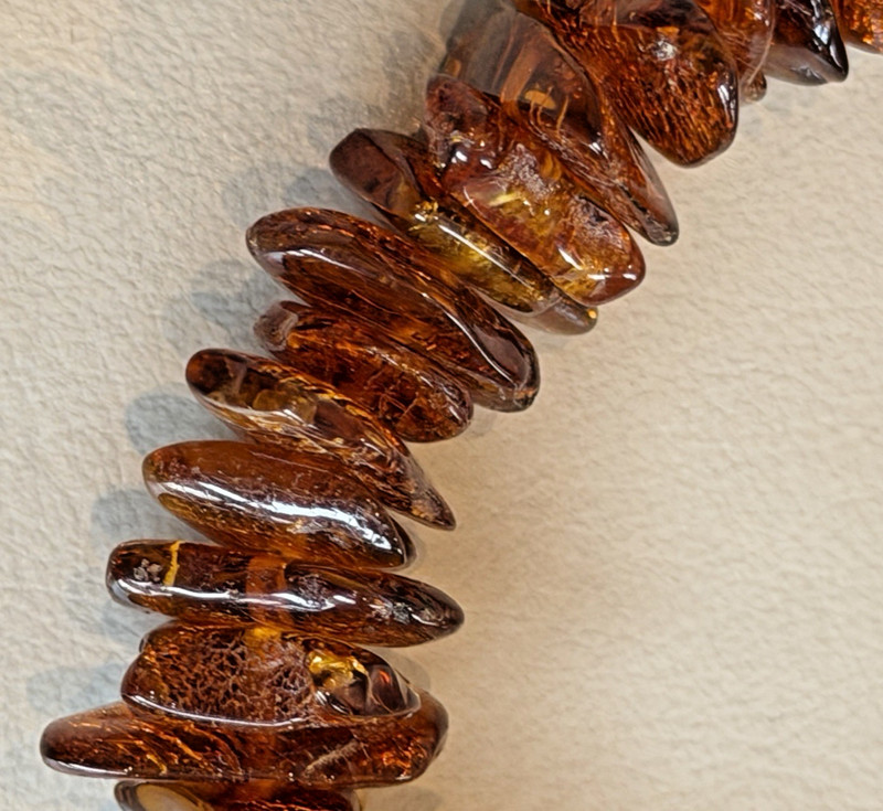 Midwest Amber Bracelet-From The Baltic Sea -19 Grams-6 Inches-Elastic Cord gallery