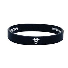 Addison’s Disease Medical Bracelet Hidden Message Wristband Alert Adrenal UK